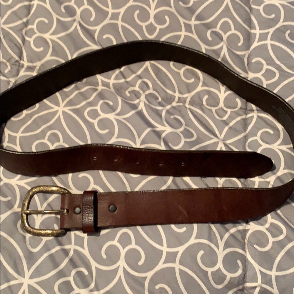 Justin western authentic leather